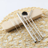Reusable Drinking Straw Spoon Pack (new)