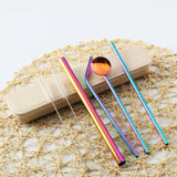 Reusable Drinking Straw Spoon Pack (new)
