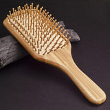 Organic Bamboo Hair Brush  Scalp Massaging