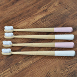5-Pack Bamboo Toothbrush Biodegradable Adults