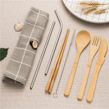 Bamboo Cutlery Set - Knife: Korean style