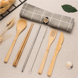 Bamboo Cutlery Set - Knife: Korean style
