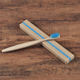 Bamboo toothbrush - 10pc Eco Friendly - soft bristle tip charcoal