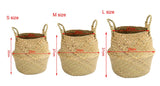 Handmade Bamboo Storage Basket - Home Décor