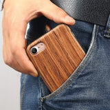 Natural Wood Grain Phone Case - iPhone 7 8 6 6S X XS MAX XR Coque