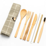Bamboo Cutlery Set - Knife: Korean style