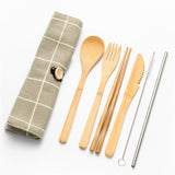 Bamboo Cutlery Set - Knife: Korean style