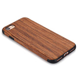 Natural Wood Grain Phone Case - iPhone 7 8 6 6S X XS MAX XR Coque