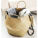 Handmade Bamboo Storage Basket - Home Décor