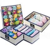 Underwear, sock, ties, scraf, bra, makeup organiser box storage - Bamboo material