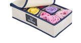 Underwear, sock, ties, scraf, bra, makeup organiser box storage - Bamboo material