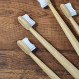 5-Pack Bamboo Toothbrush Biodegradable Adults