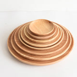 Scandinavian style light wood plates dishes trays