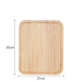 Scandinavian style light wood plates dishes trays