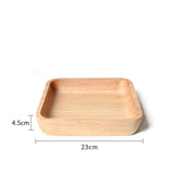 Scandinavian style light wood plates dishes trays