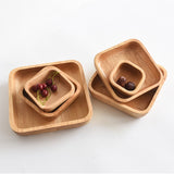 Scandinavian style light wood plates dishes trays