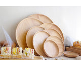 Scandinavian style light wood plates dishes trays