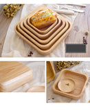 Scandinavian style light wood plates dishes trays