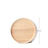 Scandinavian style light wood plates dishes trays