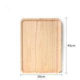 Scandinavian style light wood plates dishes trays