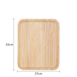 Scandinavian style light wood plates dishes trays
