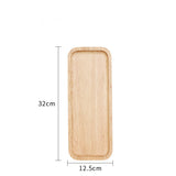 Scandinavian style light wood plates dishes trays