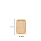 Scandinavian style light wood plates dishes trays