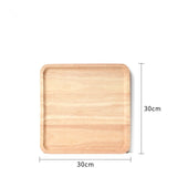 Scandinavian style light wood plates dishes trays