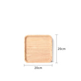 Scandinavian style light wood plates dishes trays