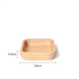 Scandinavian style light wood plates dishes trays