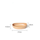 Scandinavian style light wood plates dishes trays