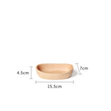 Scandinavian style light wood plates dishes trays
