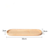 Scandinavian style light wood plates dishes trays