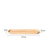 Scandinavian style light wood plates dishes trays