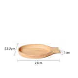 Scandinavian style light wood plates dishes trays