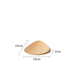 Scandinavian style light wood plates dishes trays