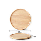 Scandinavian style light wood plates dishes trays