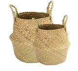 Handmade Bamboo Storage Basket - Home Décor