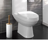 Bamboo Wood Bathroom Set with Toothbrush Holder, Soap Dish, Soap Dispenser, and Toilet Brush Container