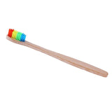 Bamboo Toothbrush Soft Colorful Head 5 or 10 pcs - Adults