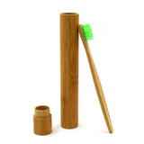Bamboo Travel Toothbrush Case
