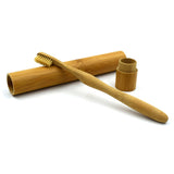 Bamboo Travel Toothbrush Case