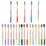 Bamboo Toothbrush Soft Bristle Girls & Boys 20pc Multi-pack