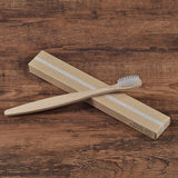Bamboo toothbrush - 10pc Eco Friendly - soft bristle tip charcoal