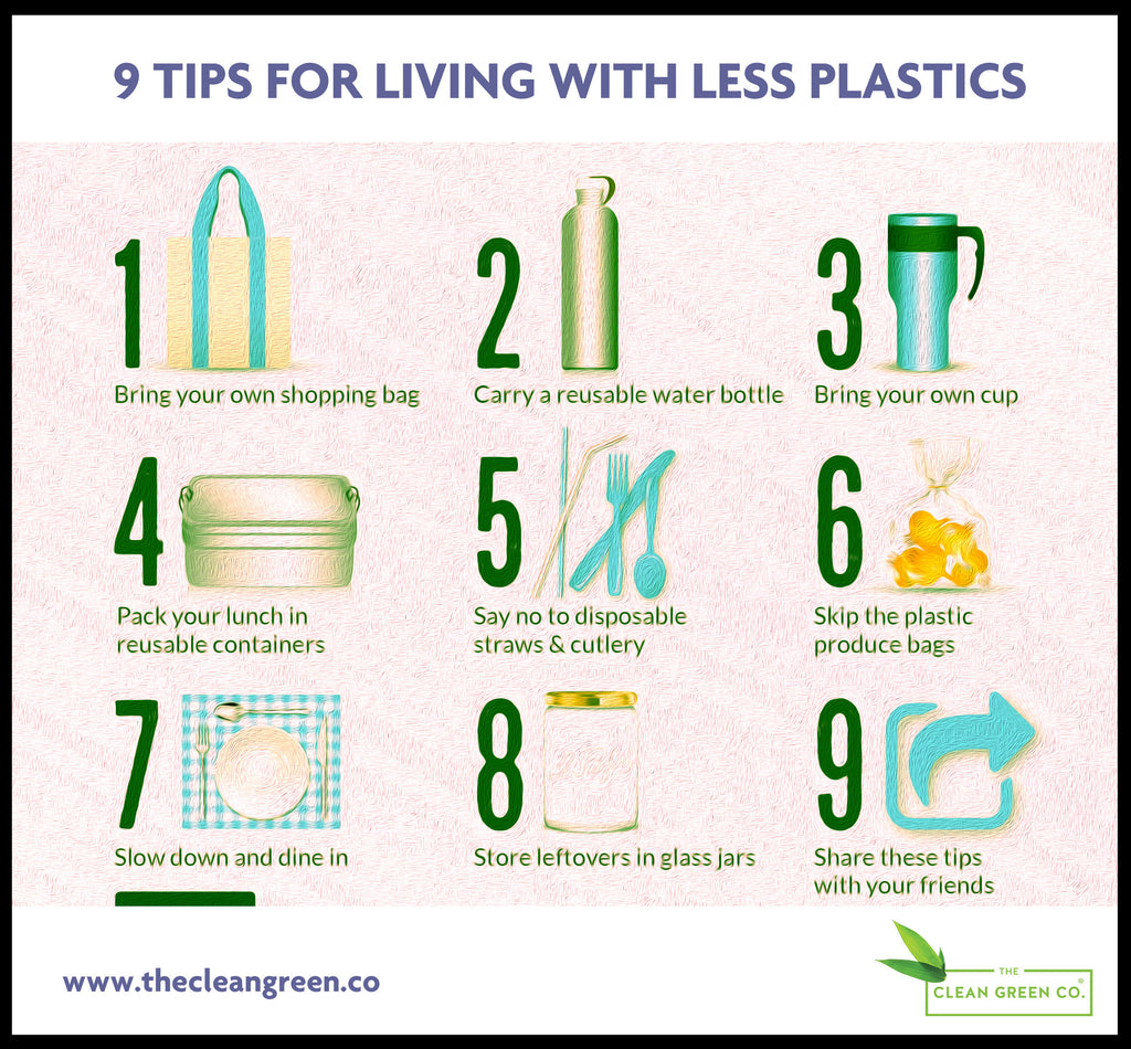 9 tips for living with less plastics