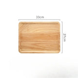 Japanese-Style Solid Oak Trays and Plates