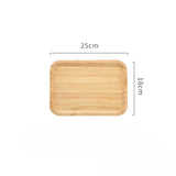 Japanese-Style Solid Oak Trays and Plates