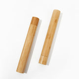 Bamboo Toothbrush Travel Case