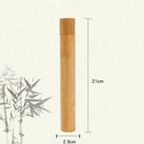 Bamboo Toothbrush Travel Case
