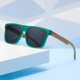 Bamboo Sunglasses Vintage Style UV400 Protection